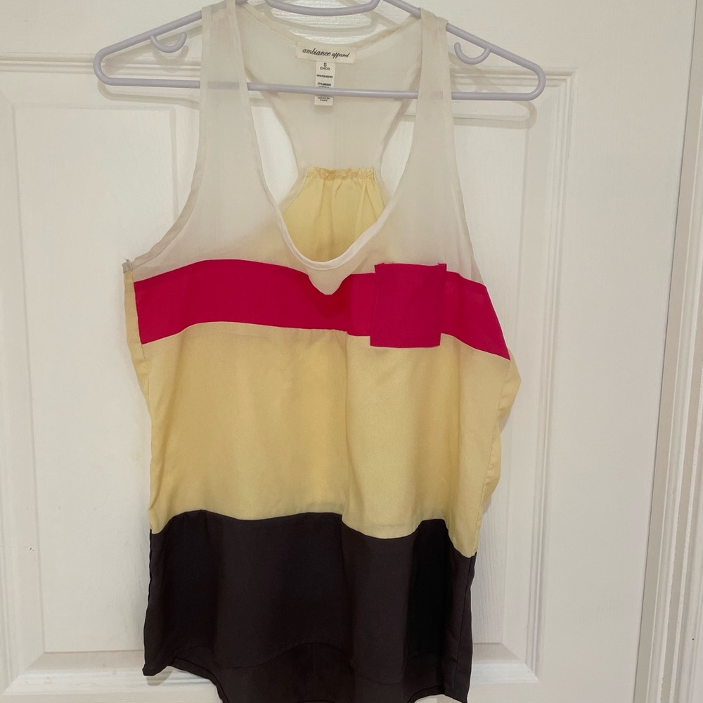 Ambiance apparel women top size S